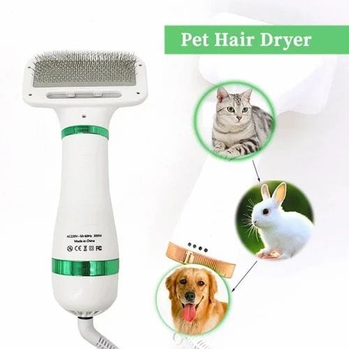 3-in-1 Multifunctional Pet Comb with Dryer & Massager