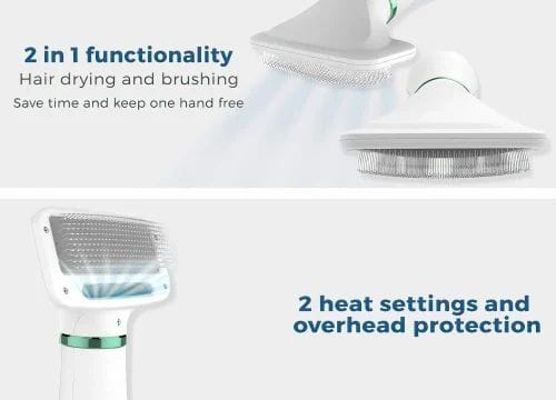 3-in-1 Multifunctional Pet Comb with Dryer & Massager