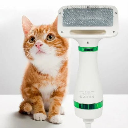 3-in-1 Multifunctional Pet Comb with Dryer & Massager